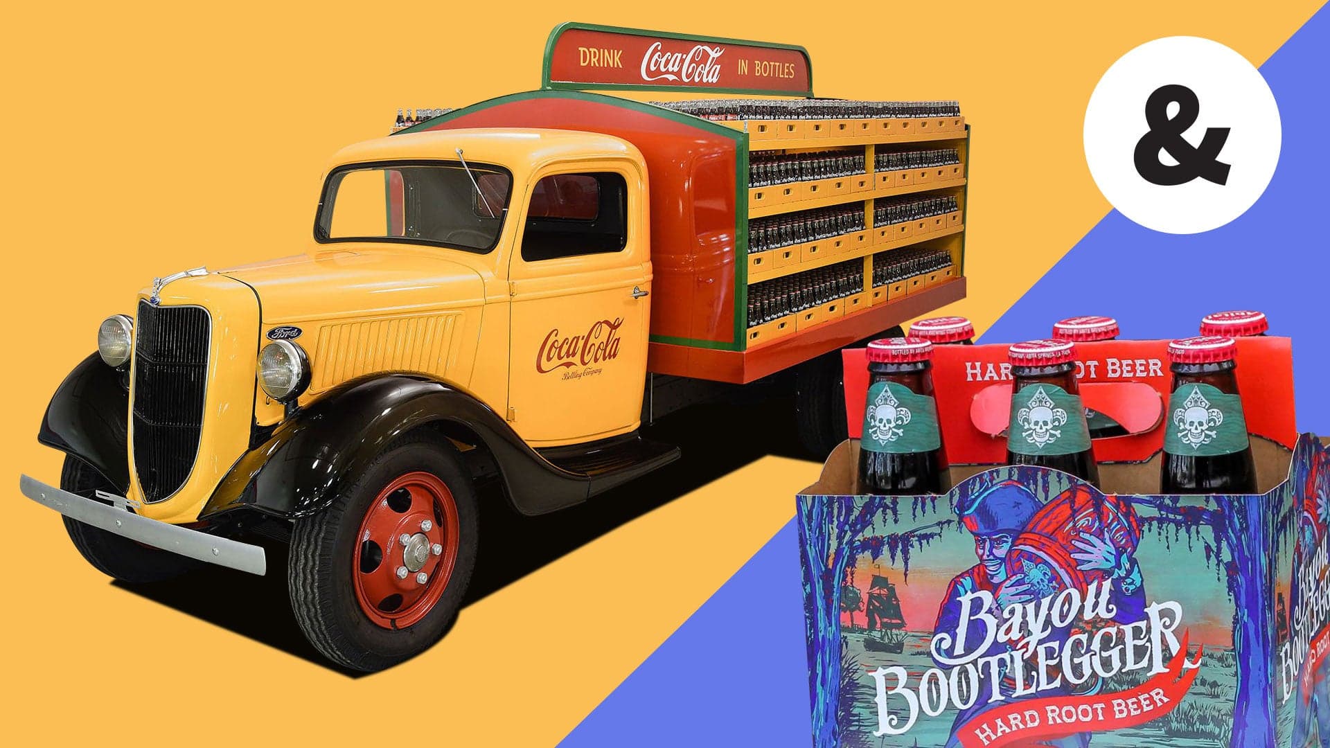 Match Set: Abita Alcoholic Root Beer & Ford Soda Truck