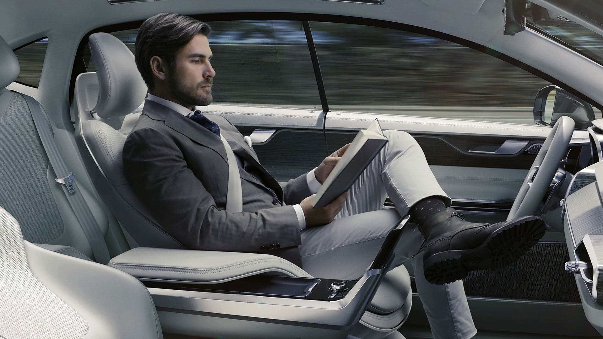 Volvo’s Concept 26 Seat is an Autonomous Car Trust Fall