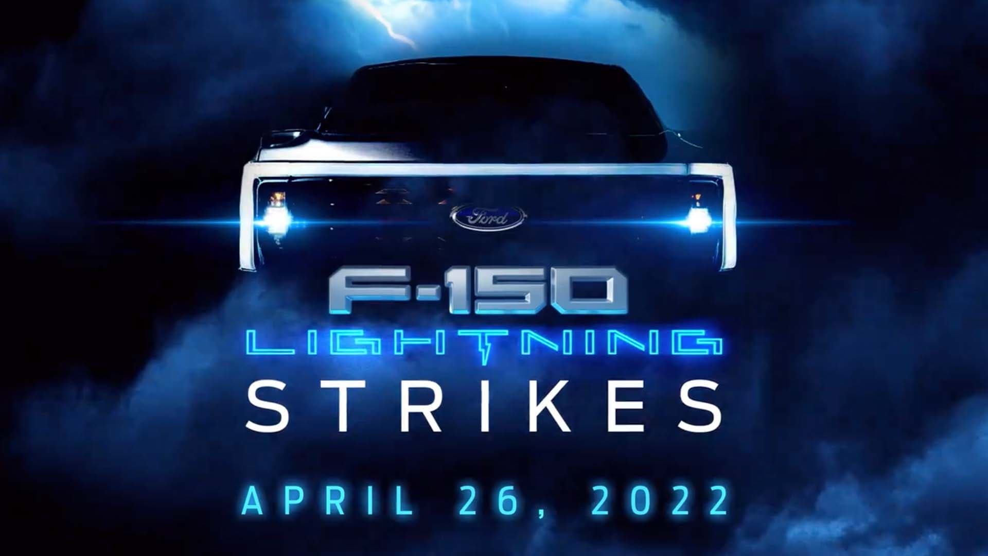 2022 Ford F-150 Lightning Production Finally Kicks Off April 26