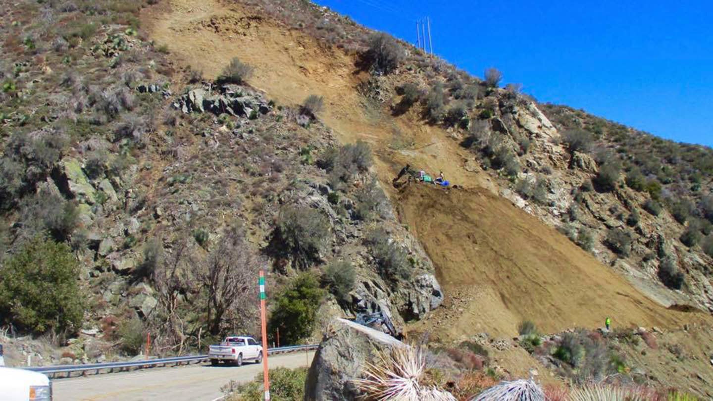 Angeles Crest Landslide