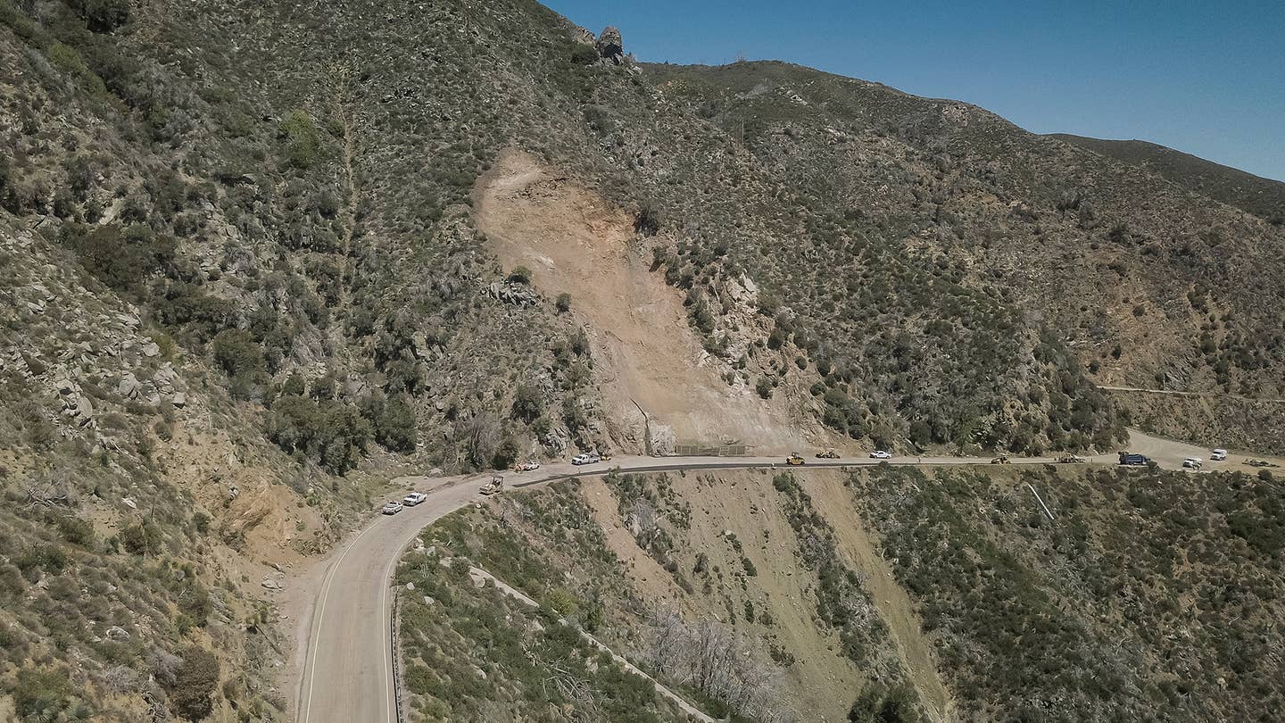 Angeles Crest Landslide
