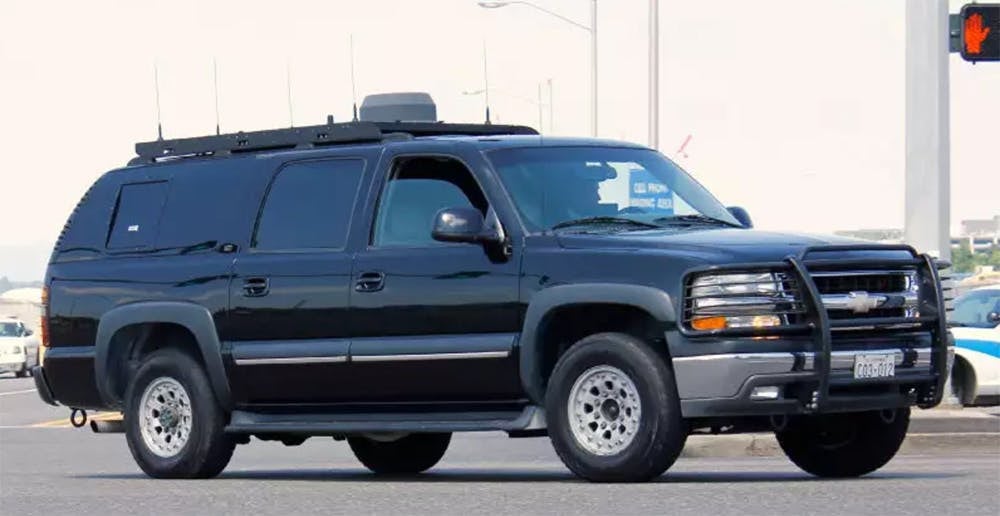 N Scale 1997 Secret Service Black SUV