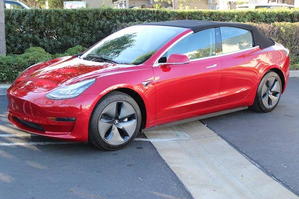 Custom Tesla Model 3 Convertible