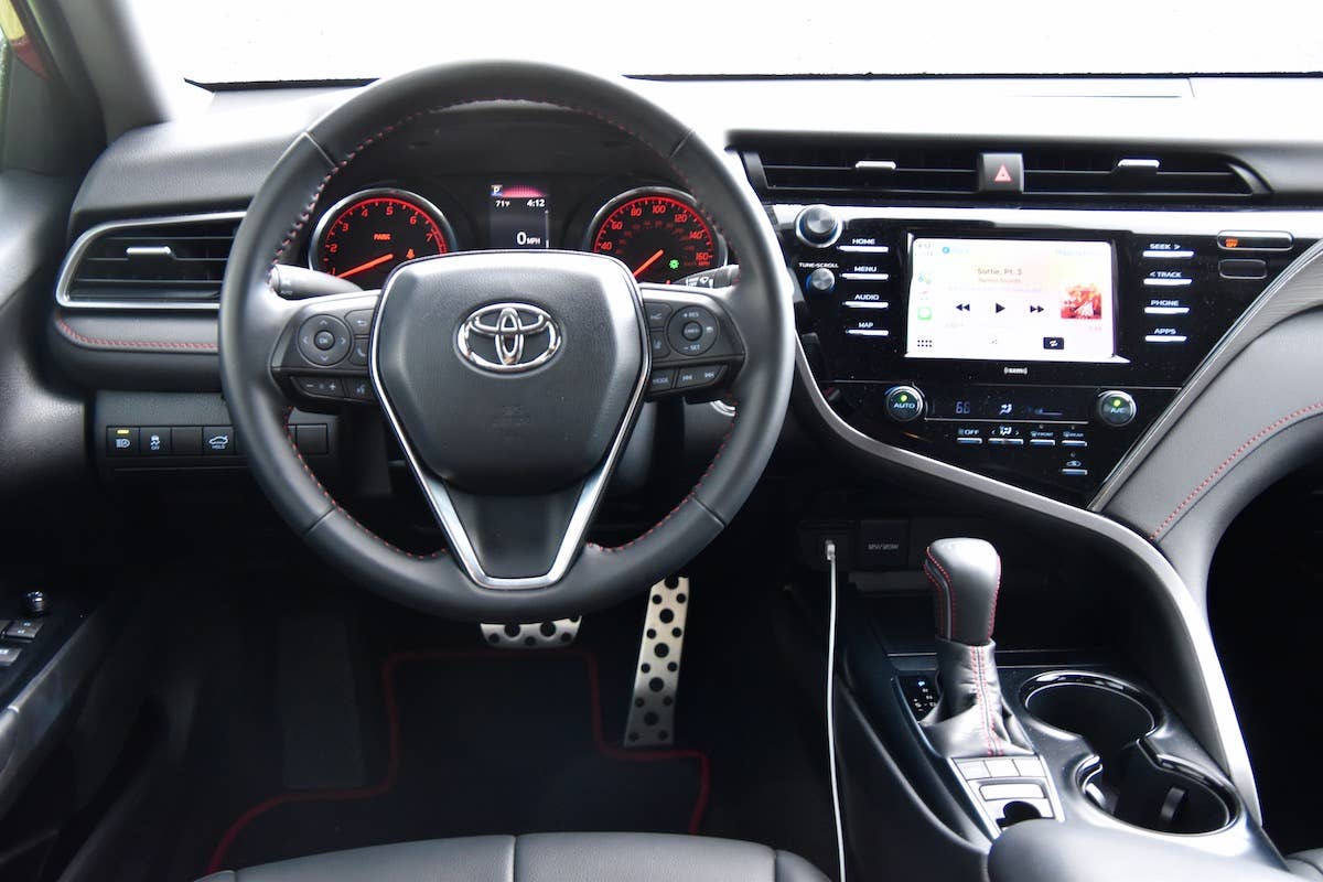 2020 Toyota Camry TRD driver's perspective