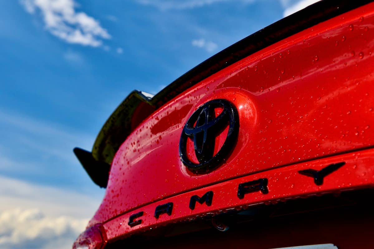 2020 Toyota Camry TRD rear badge
