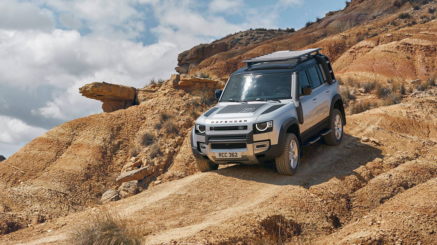 The Land Rover Defender is a highly capable off-roader.