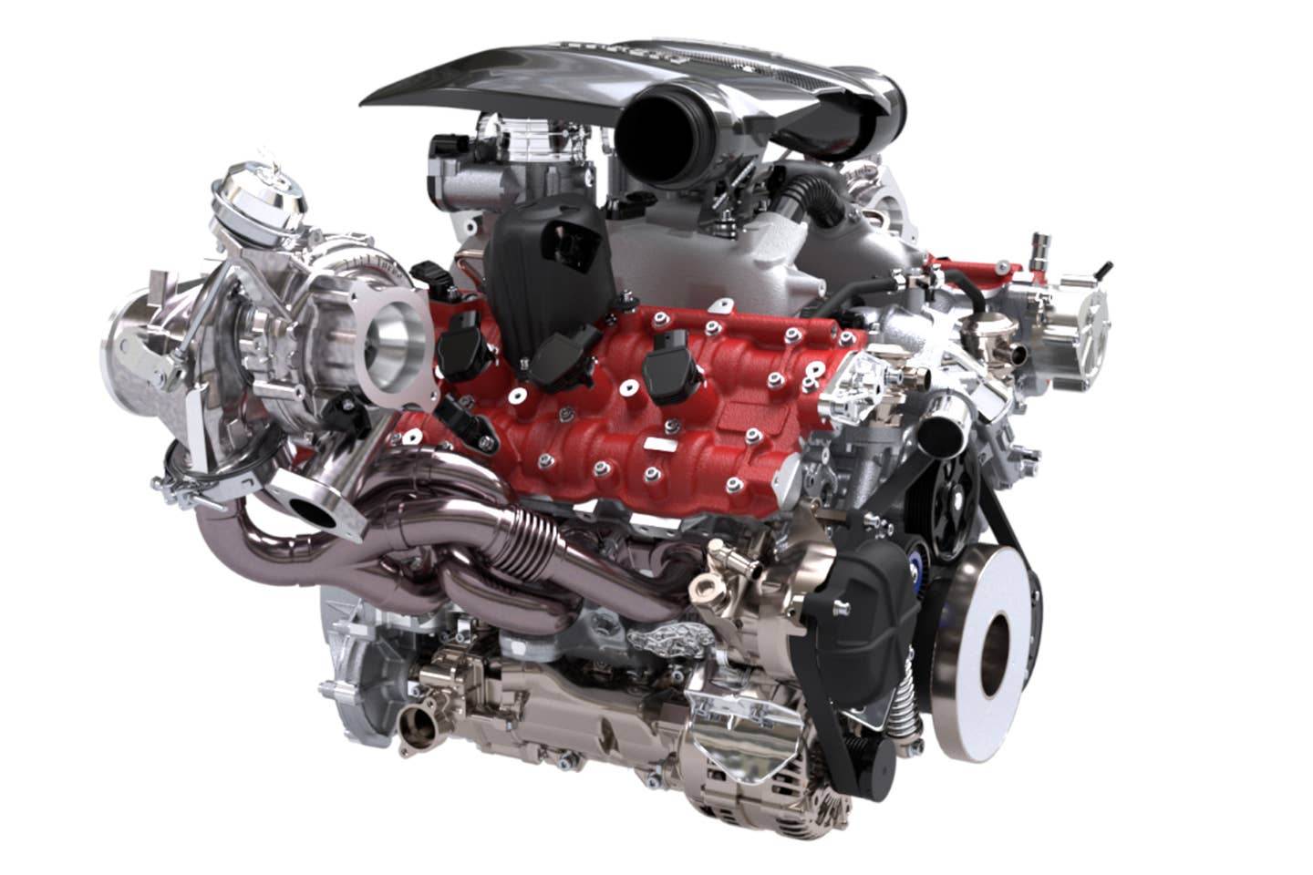 Ferrari F8 Spider engine