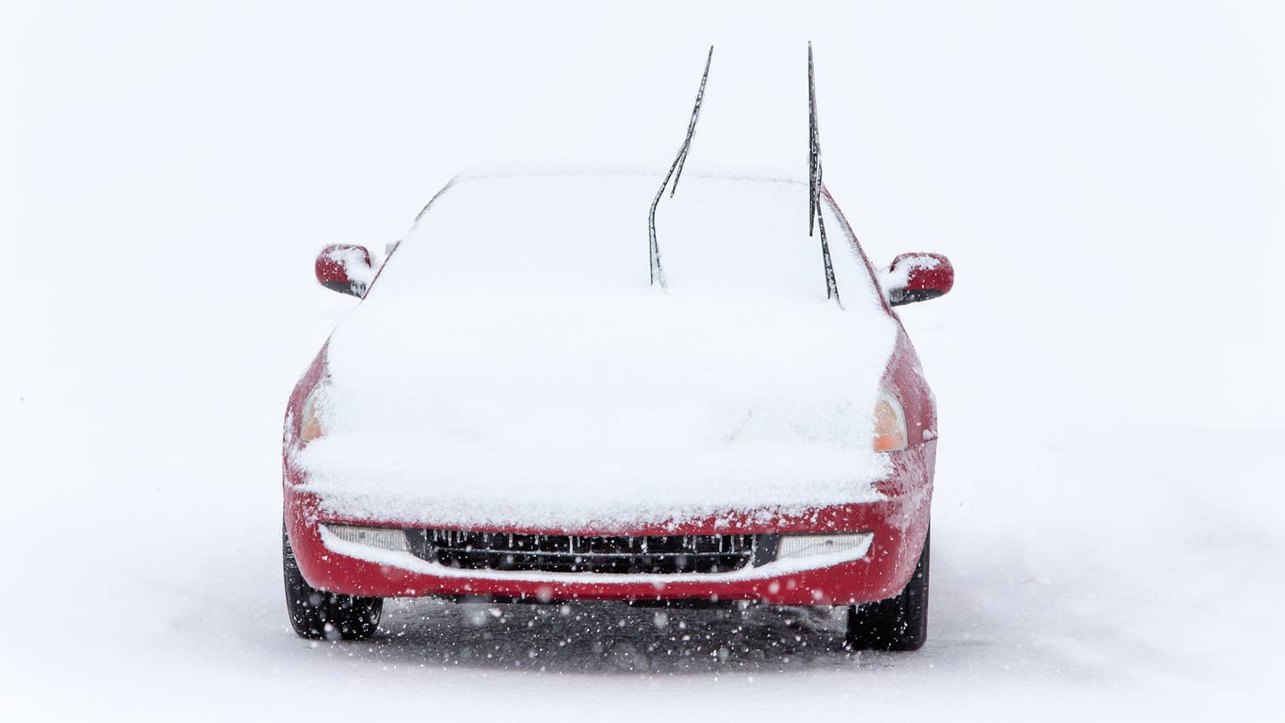 Stand windshield wipers up when snow is expected.