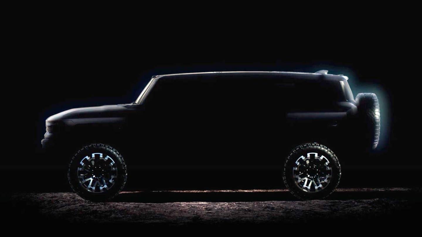 Another teaser for the GMC Hummer EV.