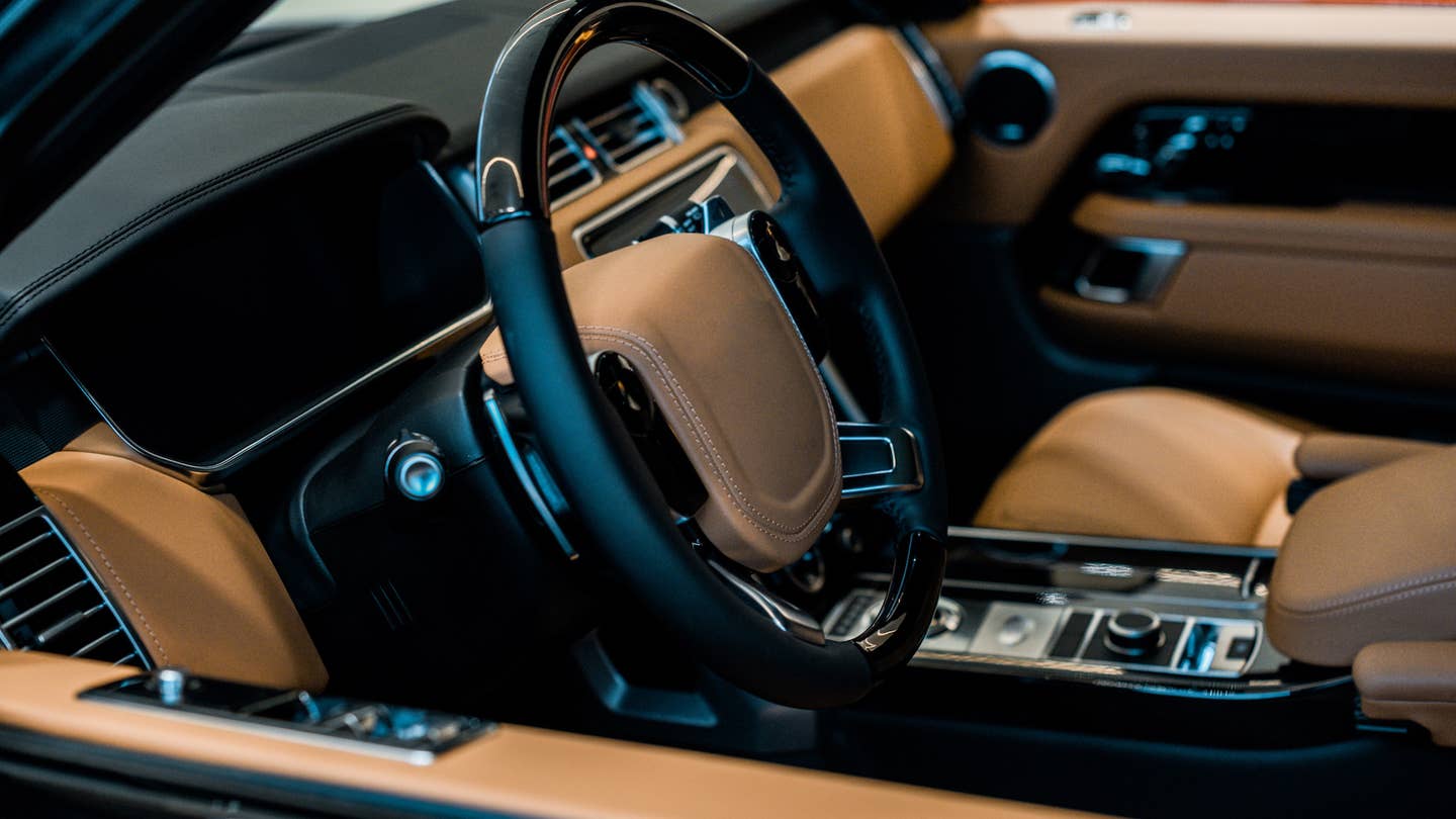 The more expensive a car, the fancier the leather.