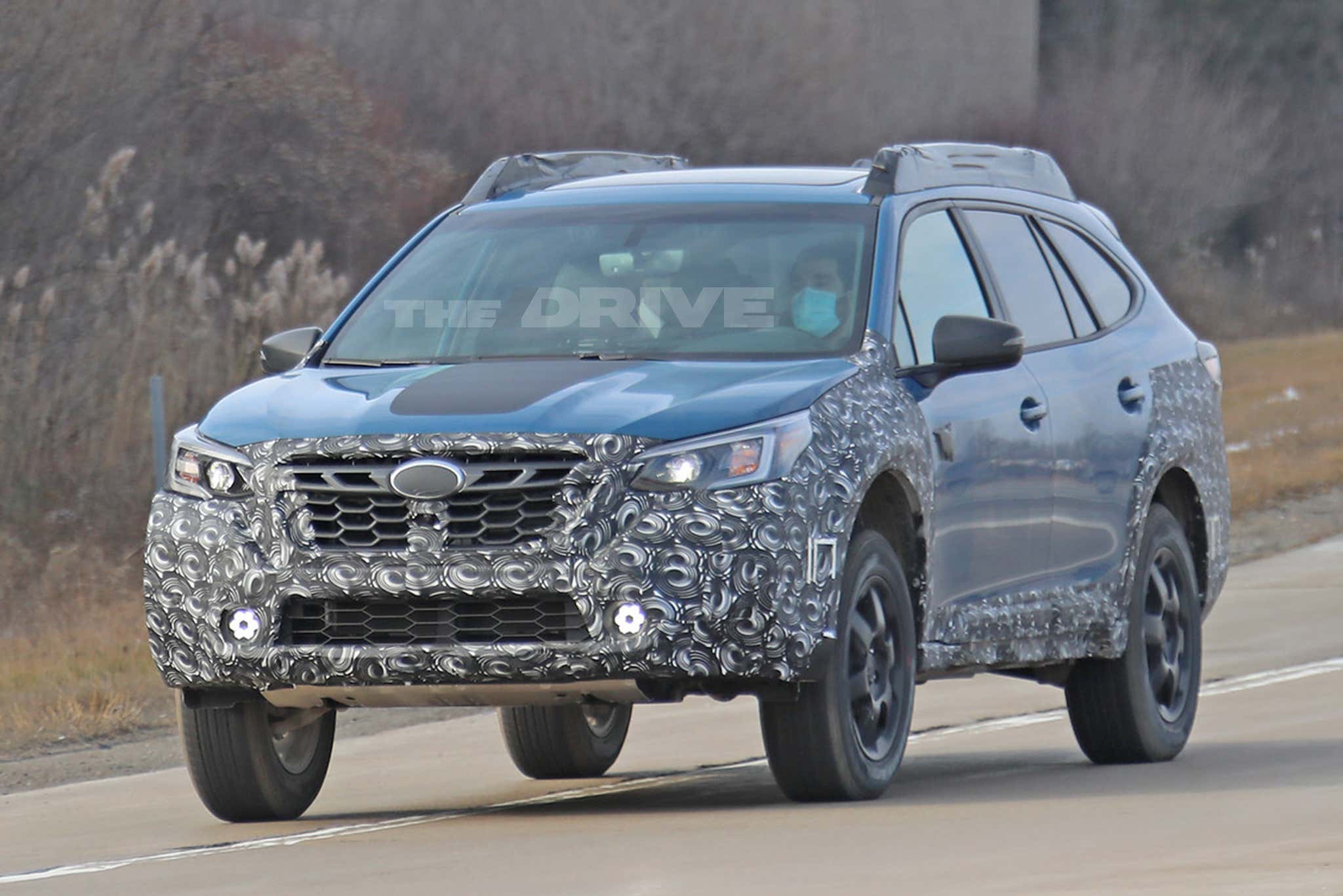 2022 Subaru Outback Wilderness Edition Spotted With A Big Ol Factory Lift