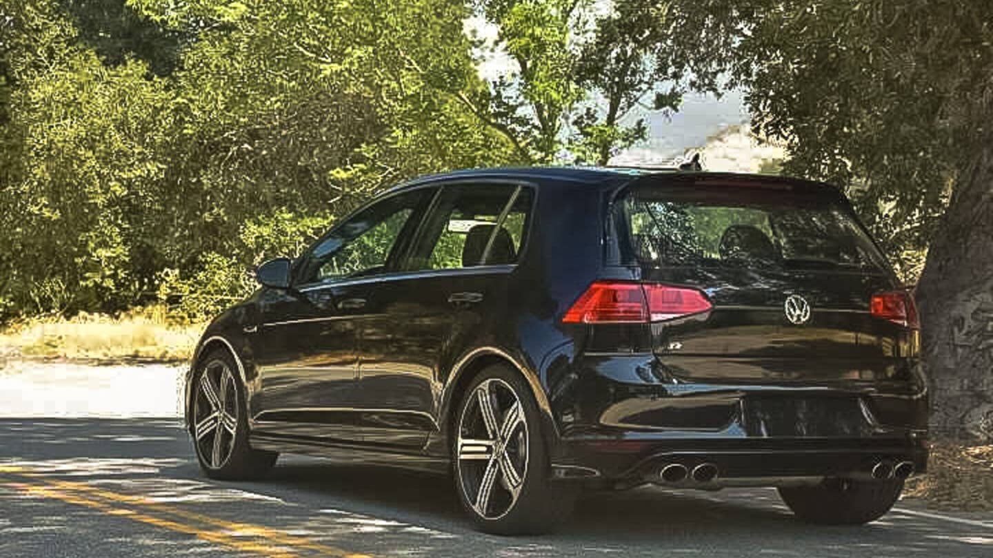 The author's previously leased Golf R. 