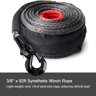 OFF ROAD BOAR 3/8'' x 92ft Synthetic Winch Rope