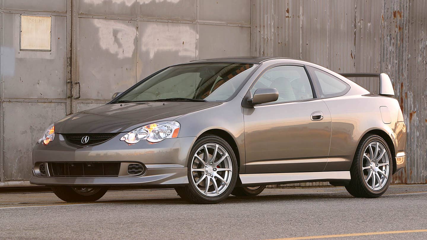 The front quarter of the 2002 Acura RSX Type S Performance Package.