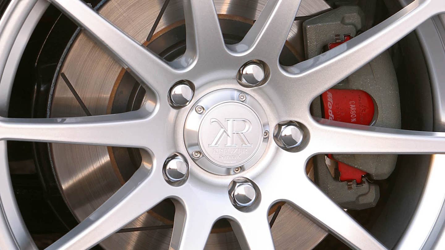 A close-up of the RSX Type S Performance Package wheel. 
