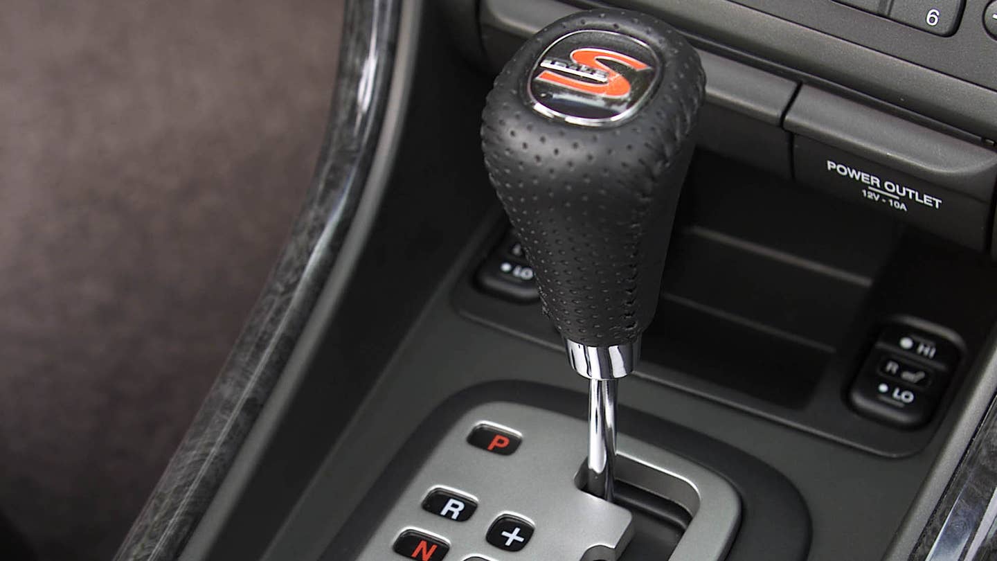 The shifter in a 2002-2003 3.2 TL Type S. 