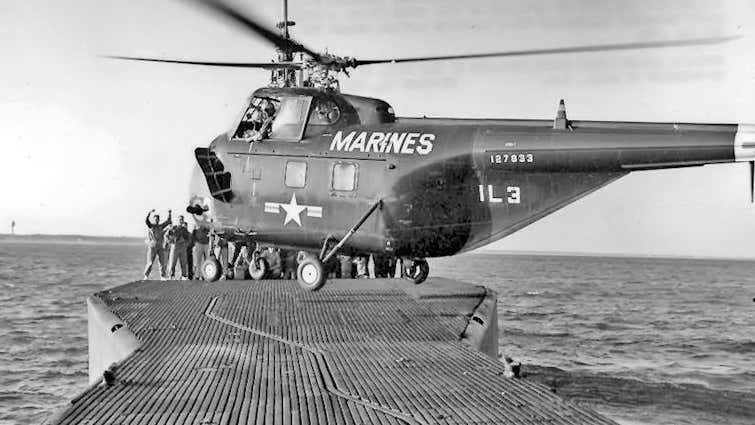 Uss Sealion Was The Navy S Unique Helicopter Accommodating Submarine