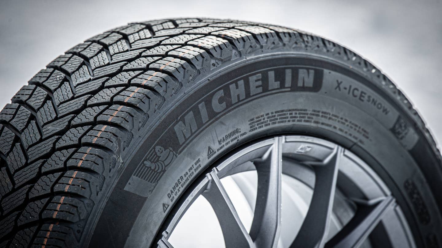 Snow tires are made from special rubbers and materials that allow them to provide grip in winter weather.