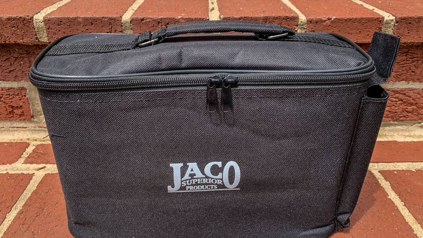 The Jaco's carrying case.