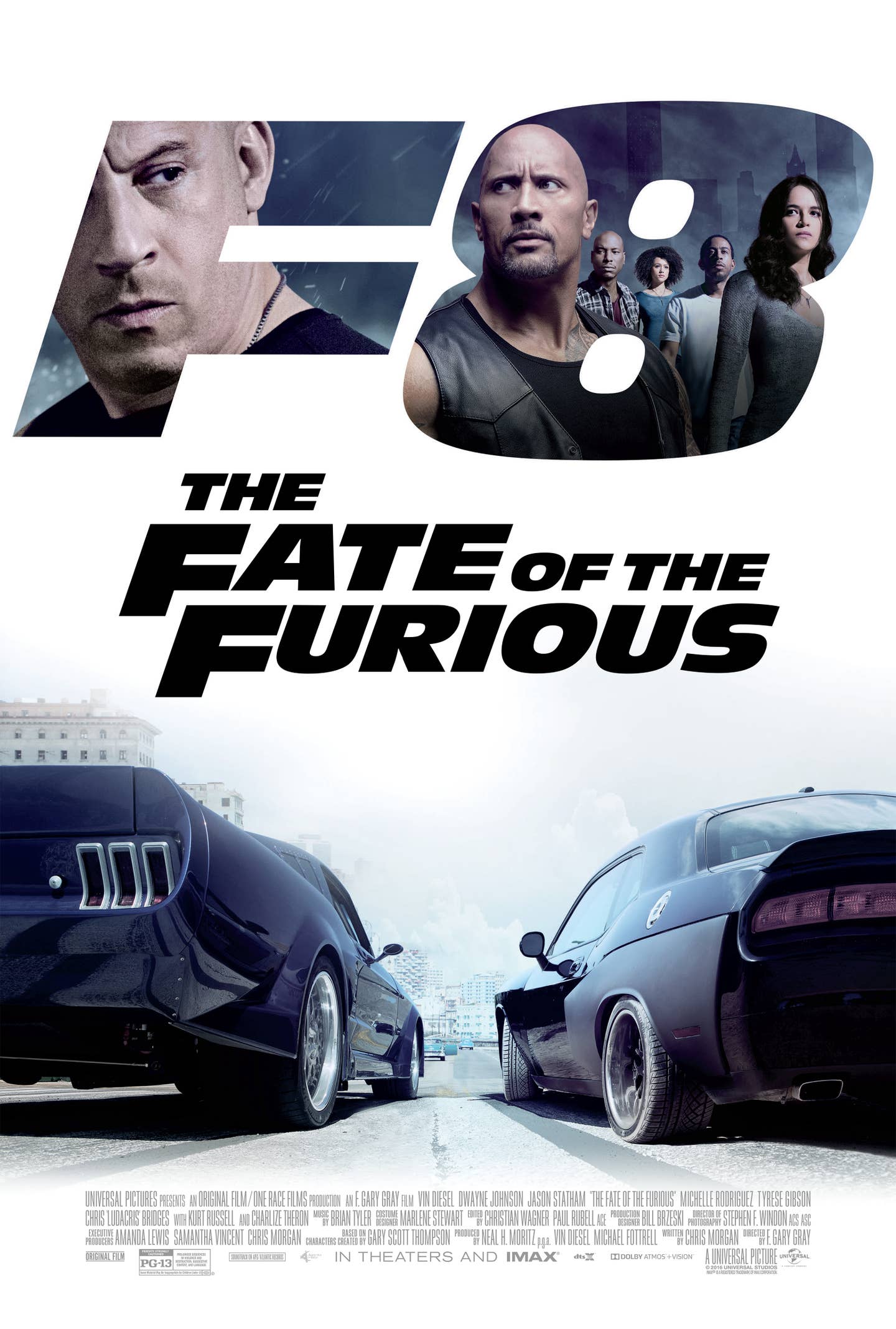 The poster for The Fate of the Furious.