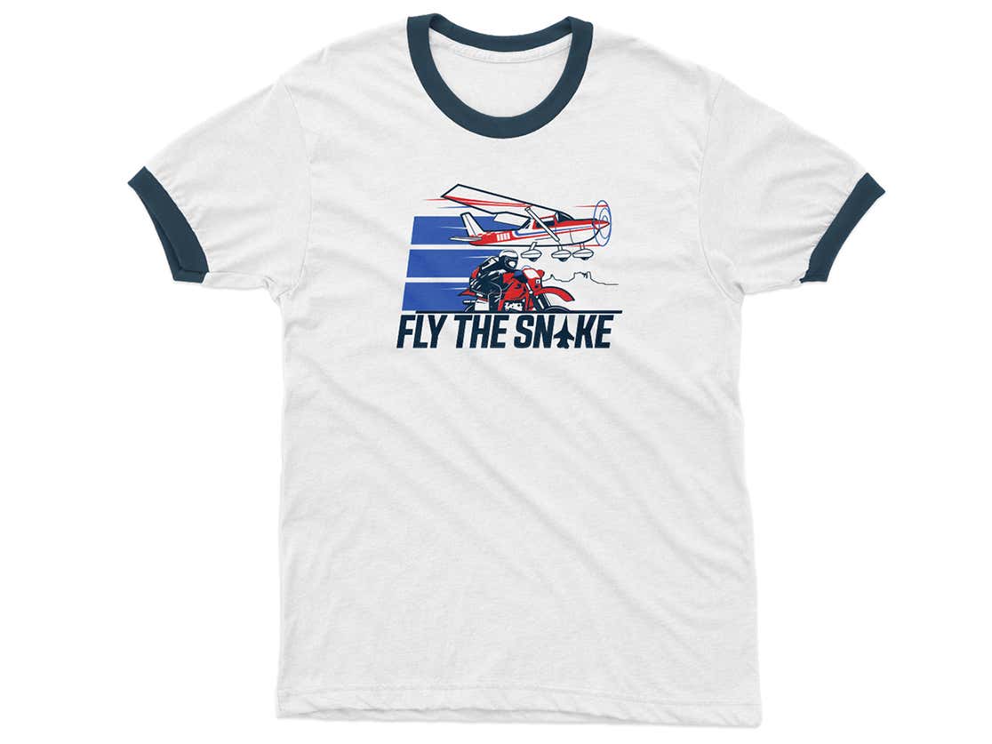 fly the snake the war zone ringer tee shirt