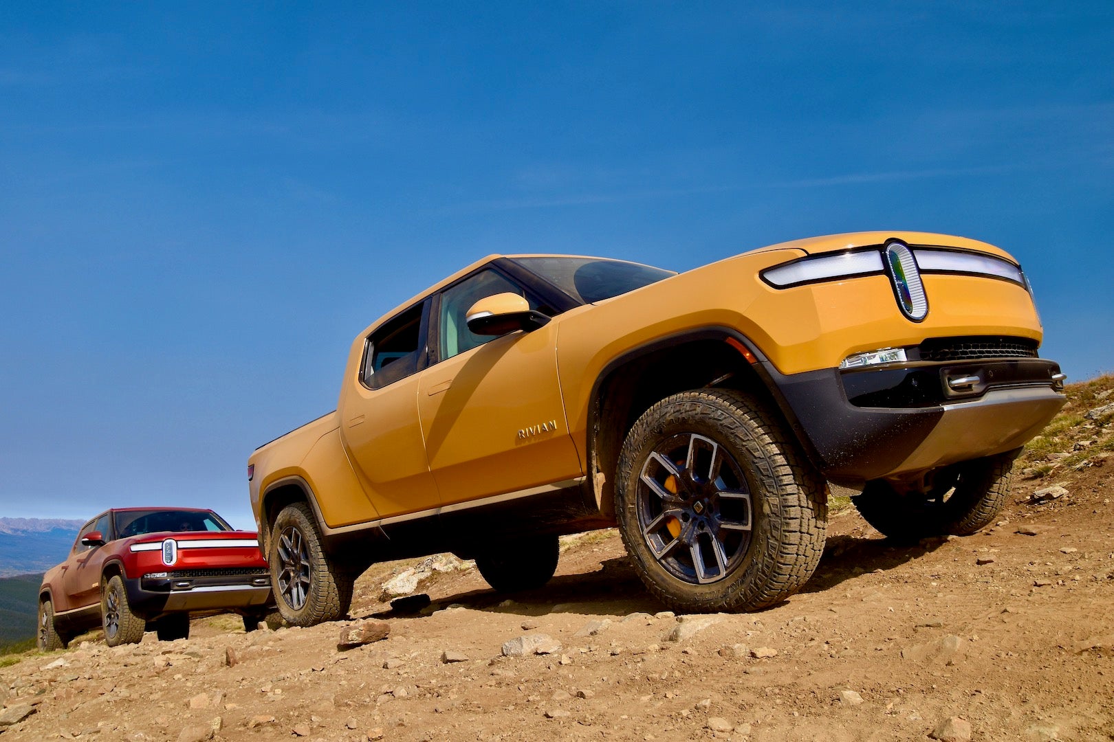 2022 Rivian R1T Launch Editions off-roading