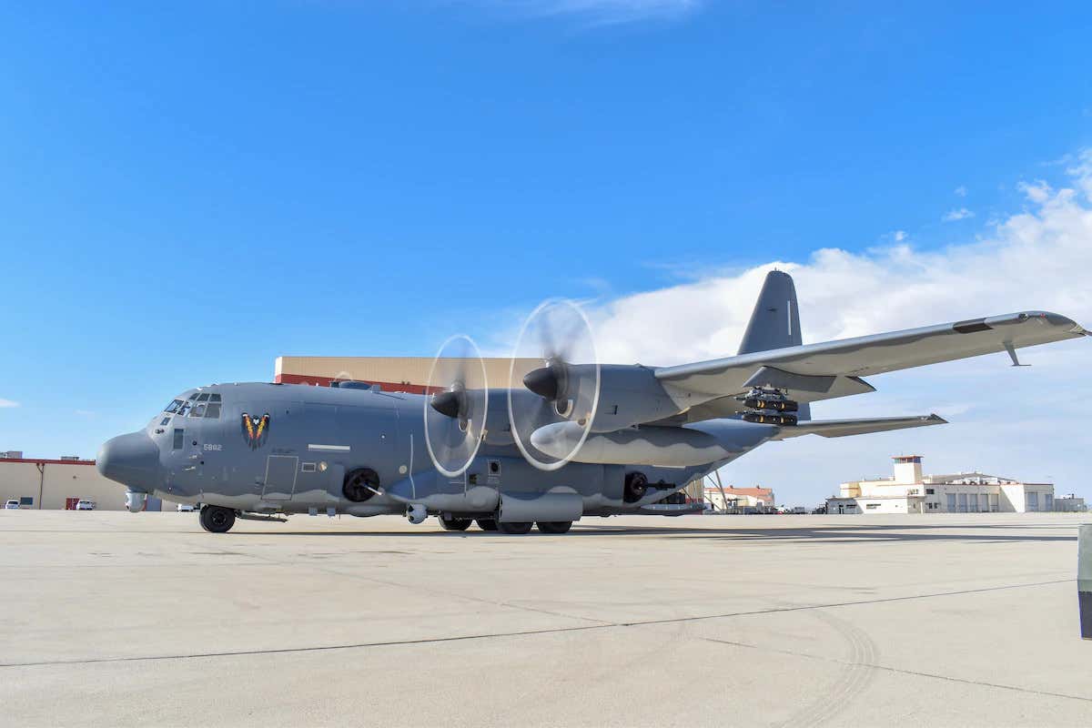 The AC-130J Gunship's First Solid State Laser Weapon Has Arrived For Testing