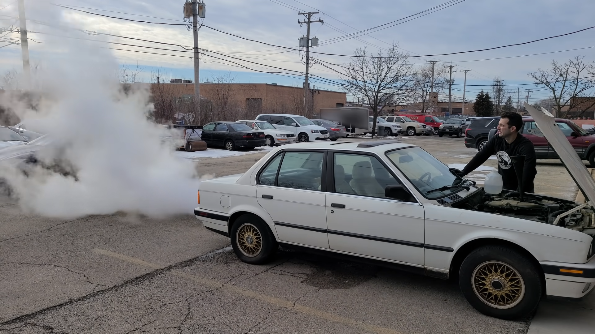 I Dumped Water Into A Running BMW Engine To Clean Bad Carbon