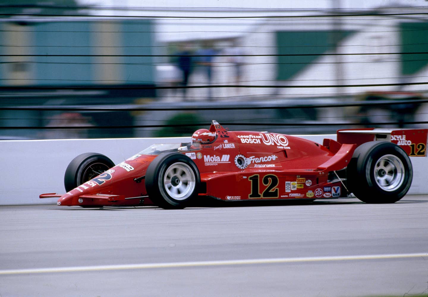 Lanier at the 1986 Indy 500.&nbsp;<em>Getty Images</em>