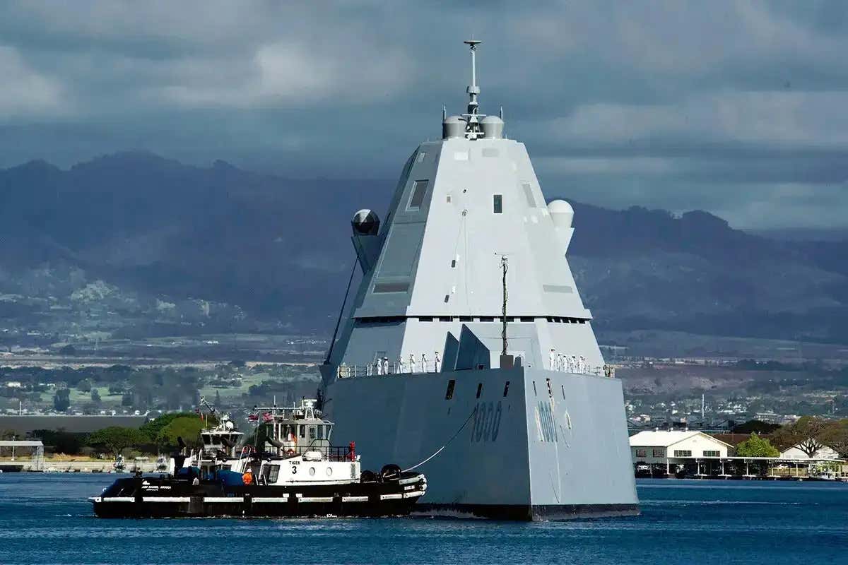 The Navy's Stealth Destroyer Has Fired A Missile For The First Time