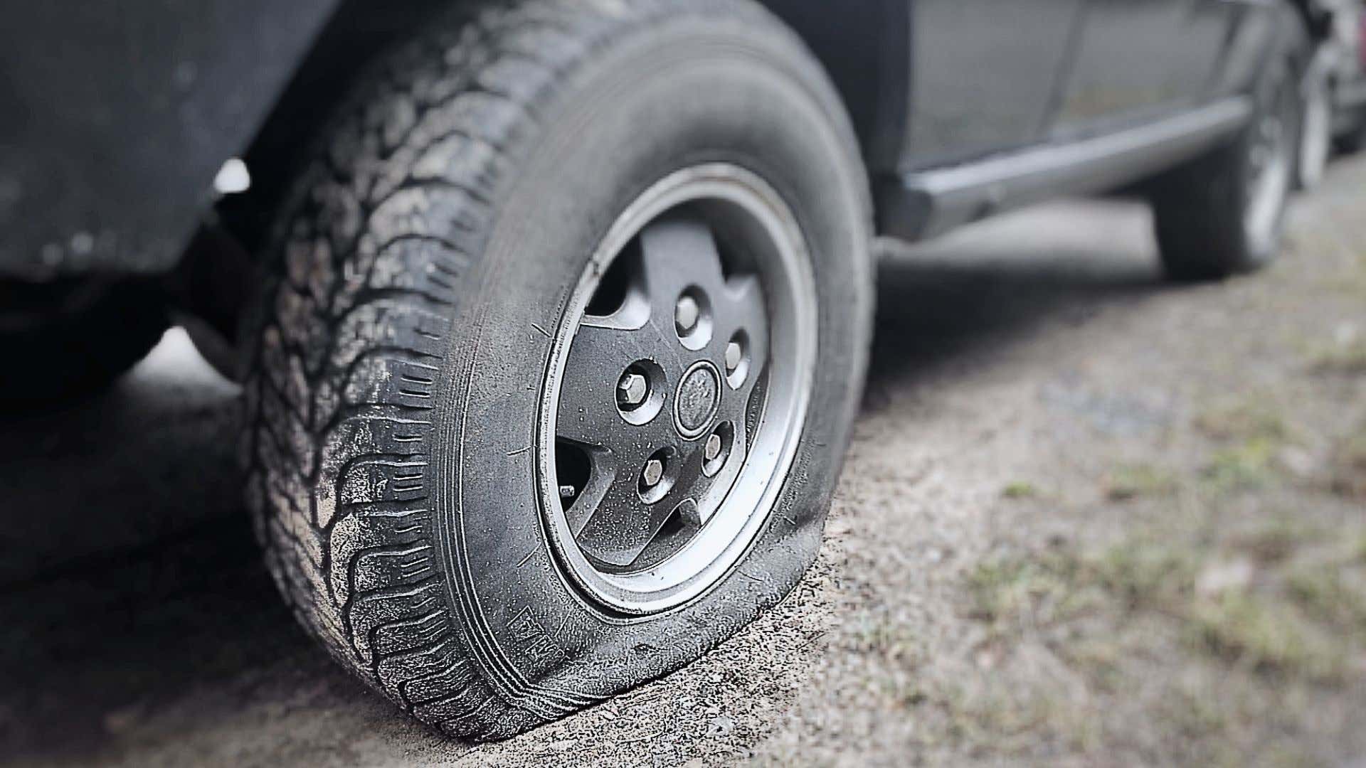 How Driving on a Flat Tire Could Damage Your Car | The Drive