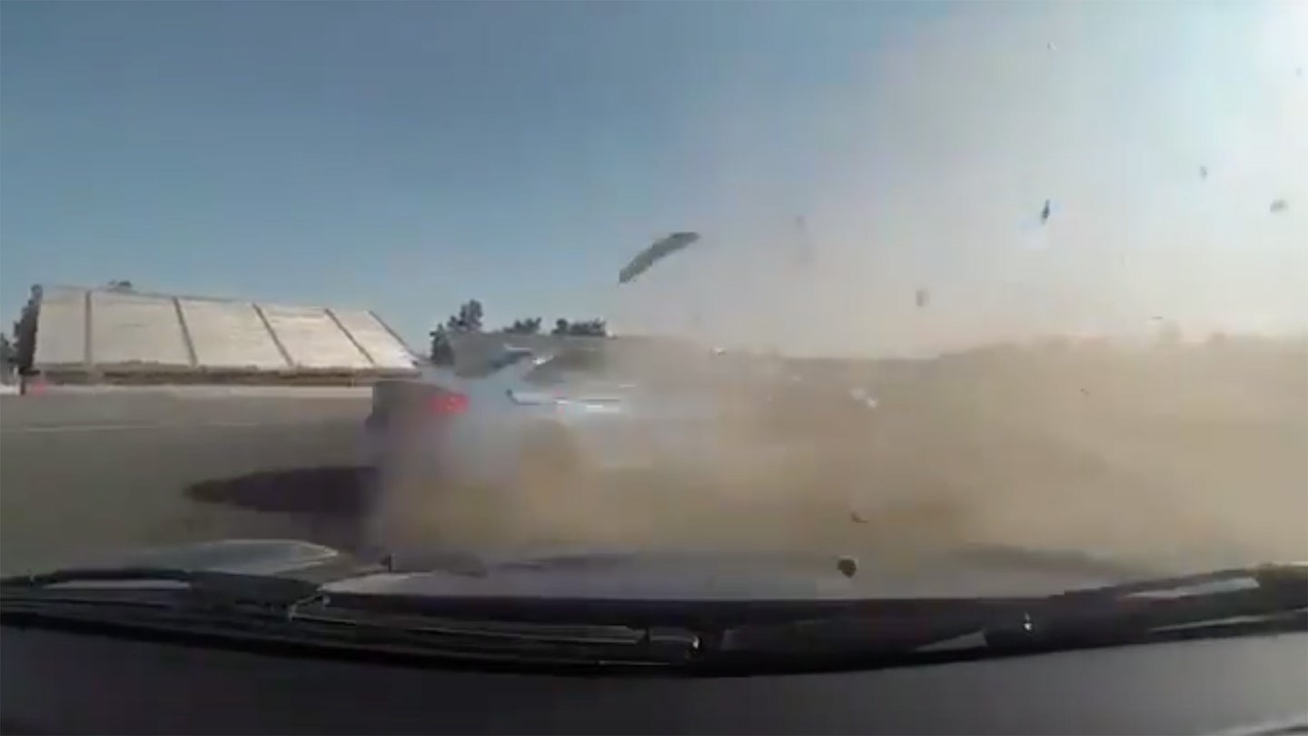Watch Two BMWs Wreck On The Mexican F1 Racetrack
