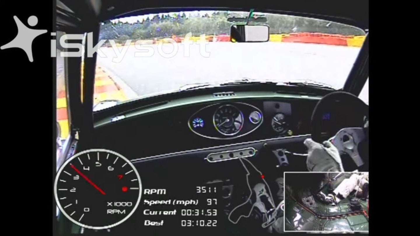 Before Brendon Hartley Raced Porsche’s 919 Hybrid, He Took A Lap Record At Spa In A Vintage Mini