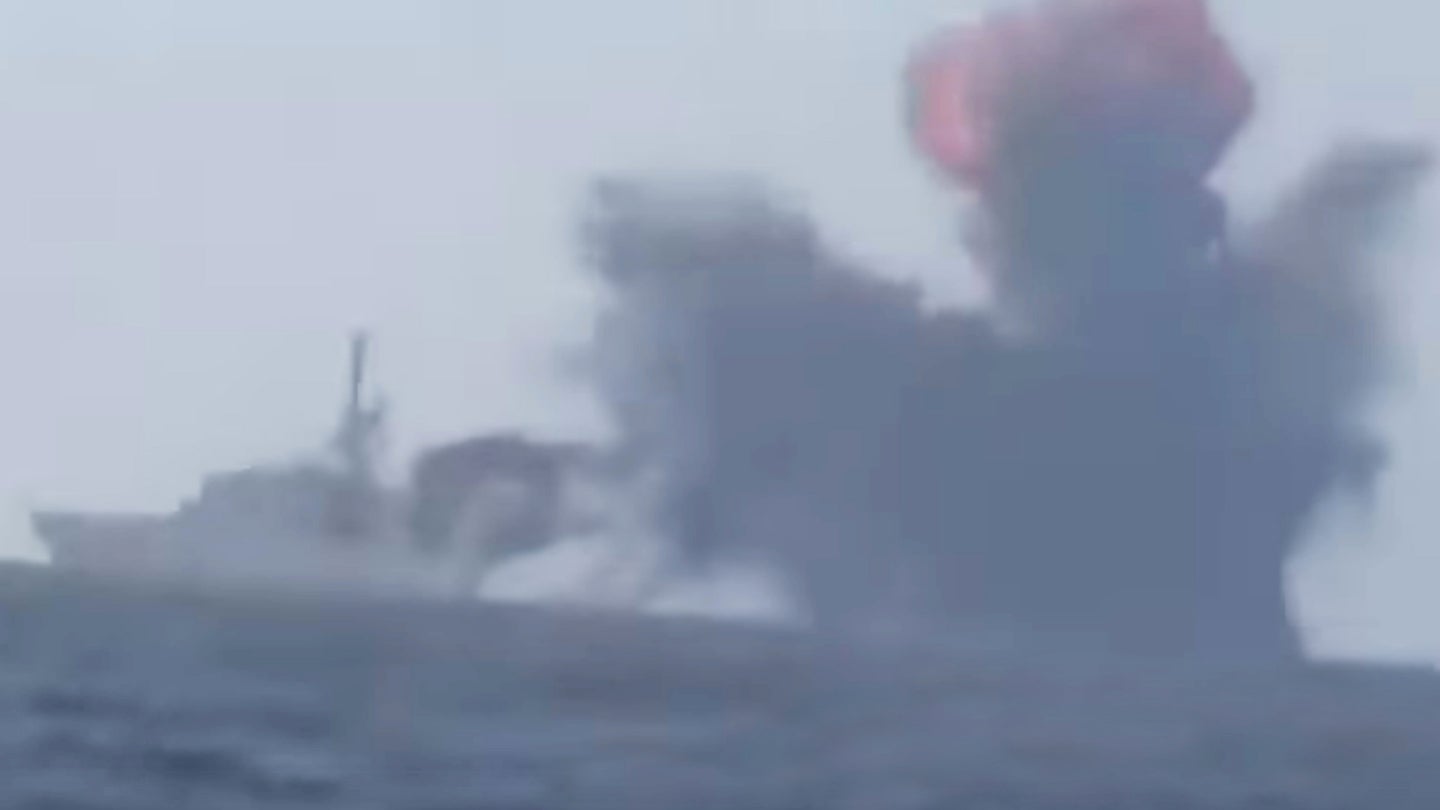 Explosion Rocks Saudi Frigate Operating Off Yemeni Coast