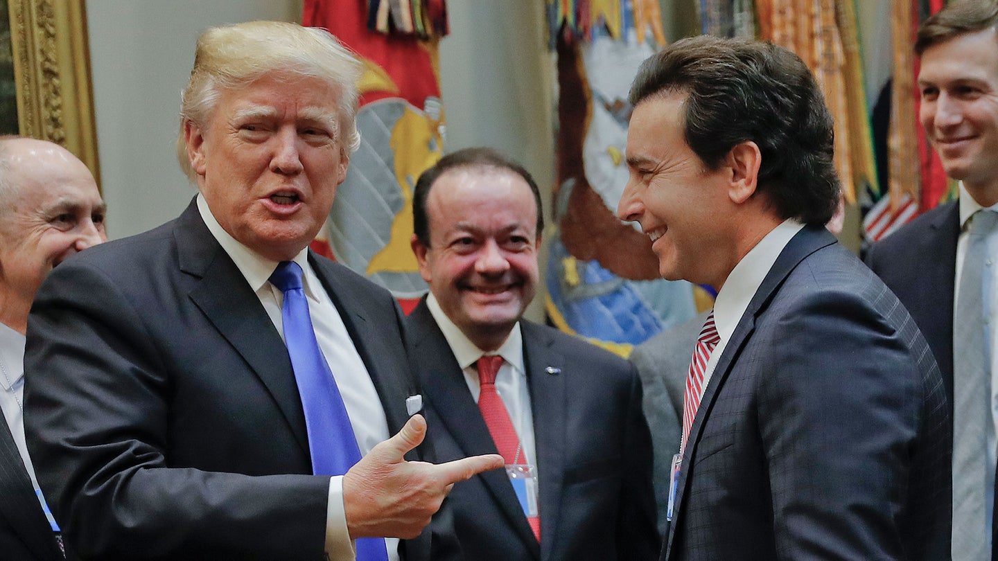 Ford CEO Mark Fields Talked Self-Driving Cars with President Trump