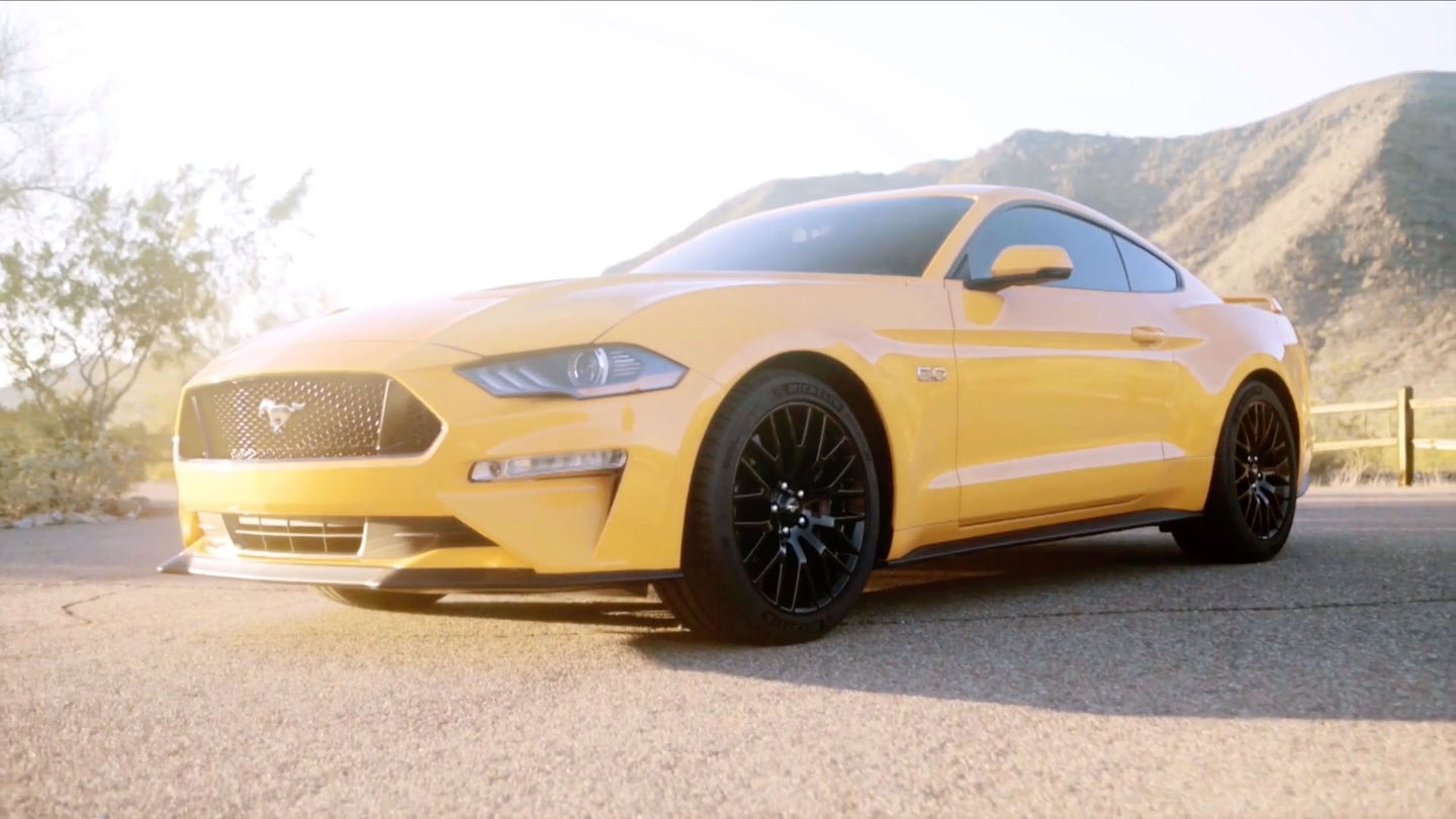 Leaked 2018 Ford Mustang GT Video Reveals One Squinty Muscle Car