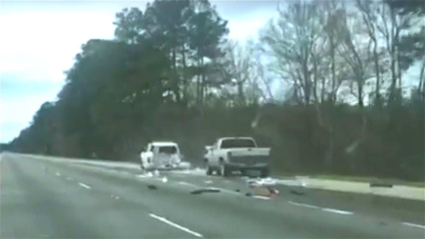Watch This Alleged Heroin User Crash Into Louisiana State Trooper