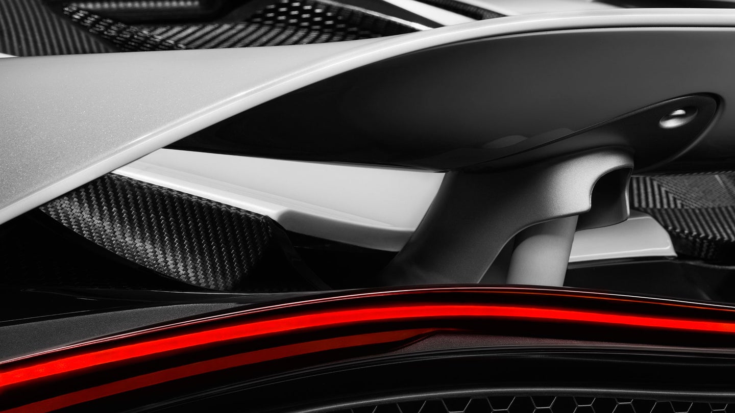 McLaren&#8217;s New P14 Supercar Has a Very Technical-Looking Tail
