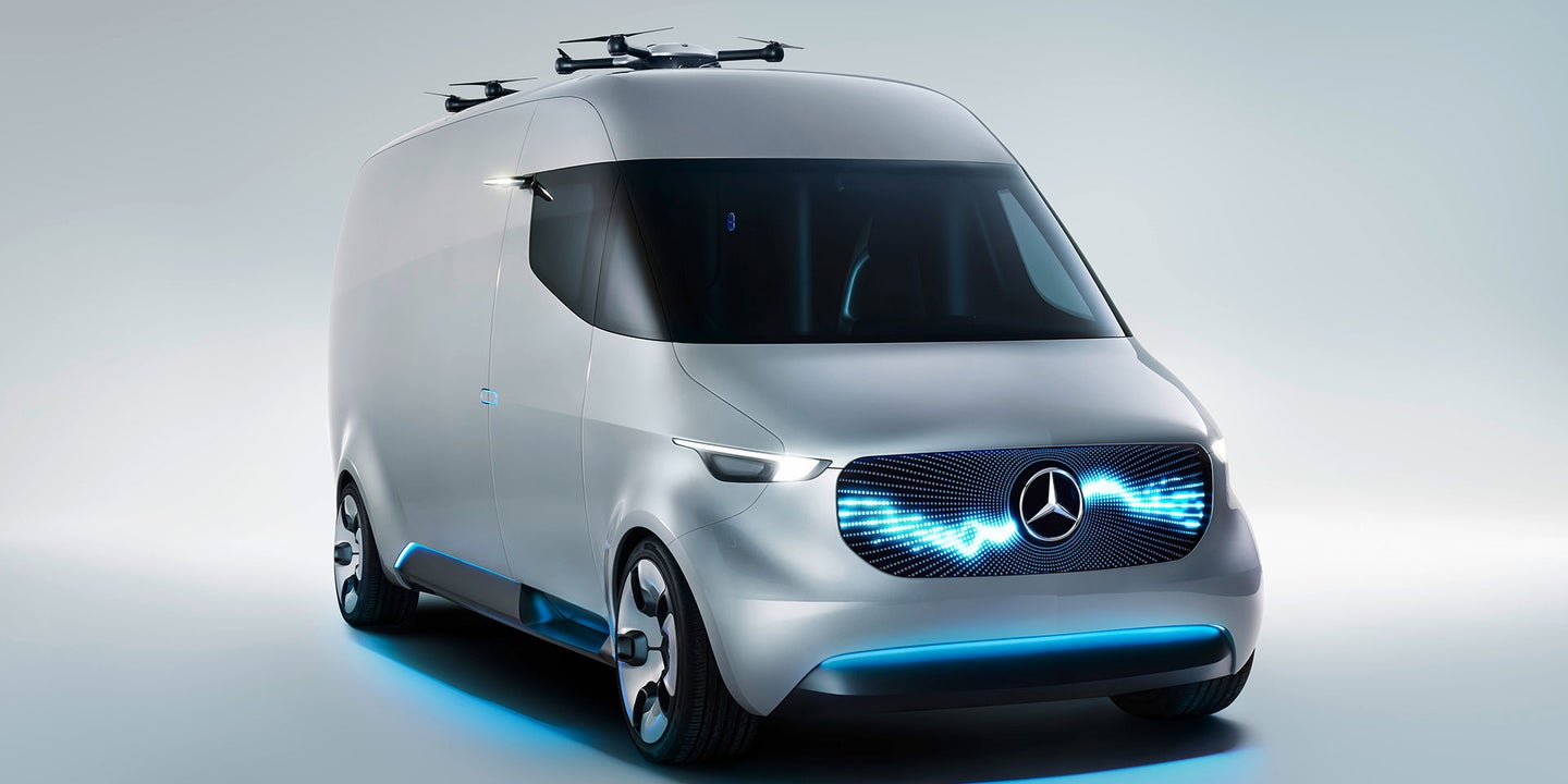 Mercedes-Benz’s CES Concept Turns Delivery Vans into Mobile Drone Launchers