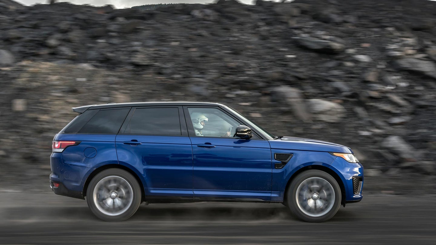 Watch the Land Rover Range Rover Sport SVR Dash from 0 to 60 MPH on Mud, Snow, Grass, and Sand Alike