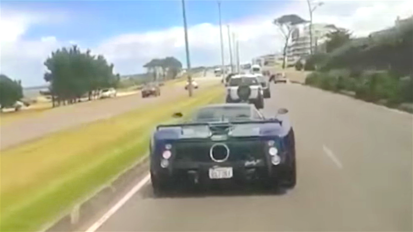 Watch a Pagani Zonda Get Rear-Ended…by Someone Filming It