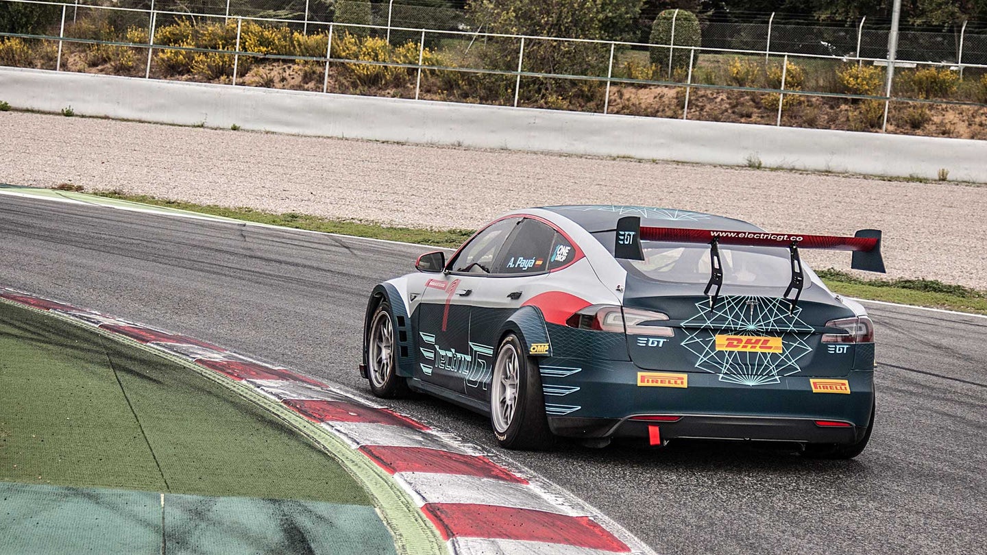 Electric GT&#8217;s Race-Ready Tesla Is an Absolute Monster
