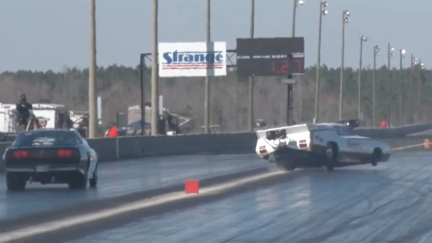 Watch This Drag Racing Driver Make an Amazing Last-Second Save