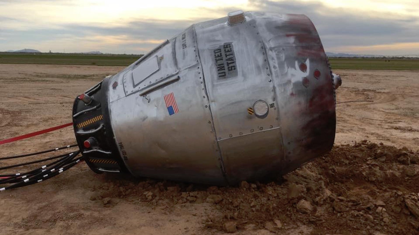 Artist Tricks Arizona Drivers With Fake NASA Space Capsule Crash