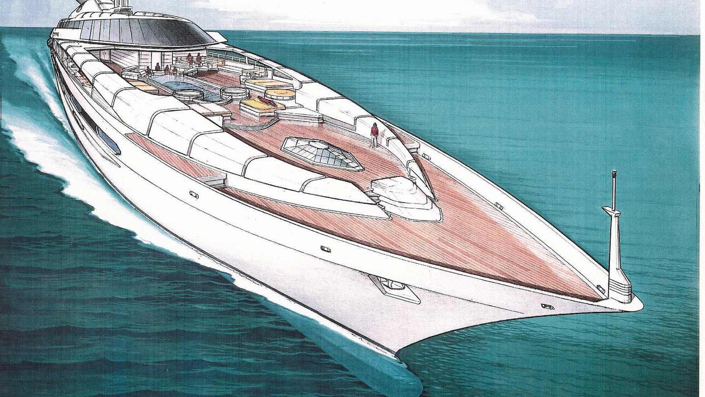 This Is the 420-Foot Yacht Donald Trump Wanted—Before He Filed for Bankruptcy