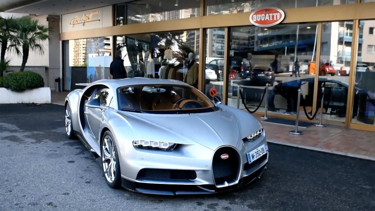 Watch a Bugatti Chiron Blast Around the Streets of Monaco