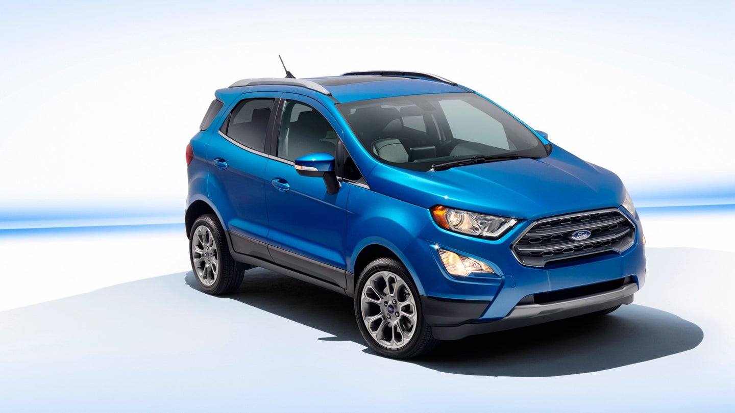The Ford EcoSport Features Super Strong Cargo Carrier