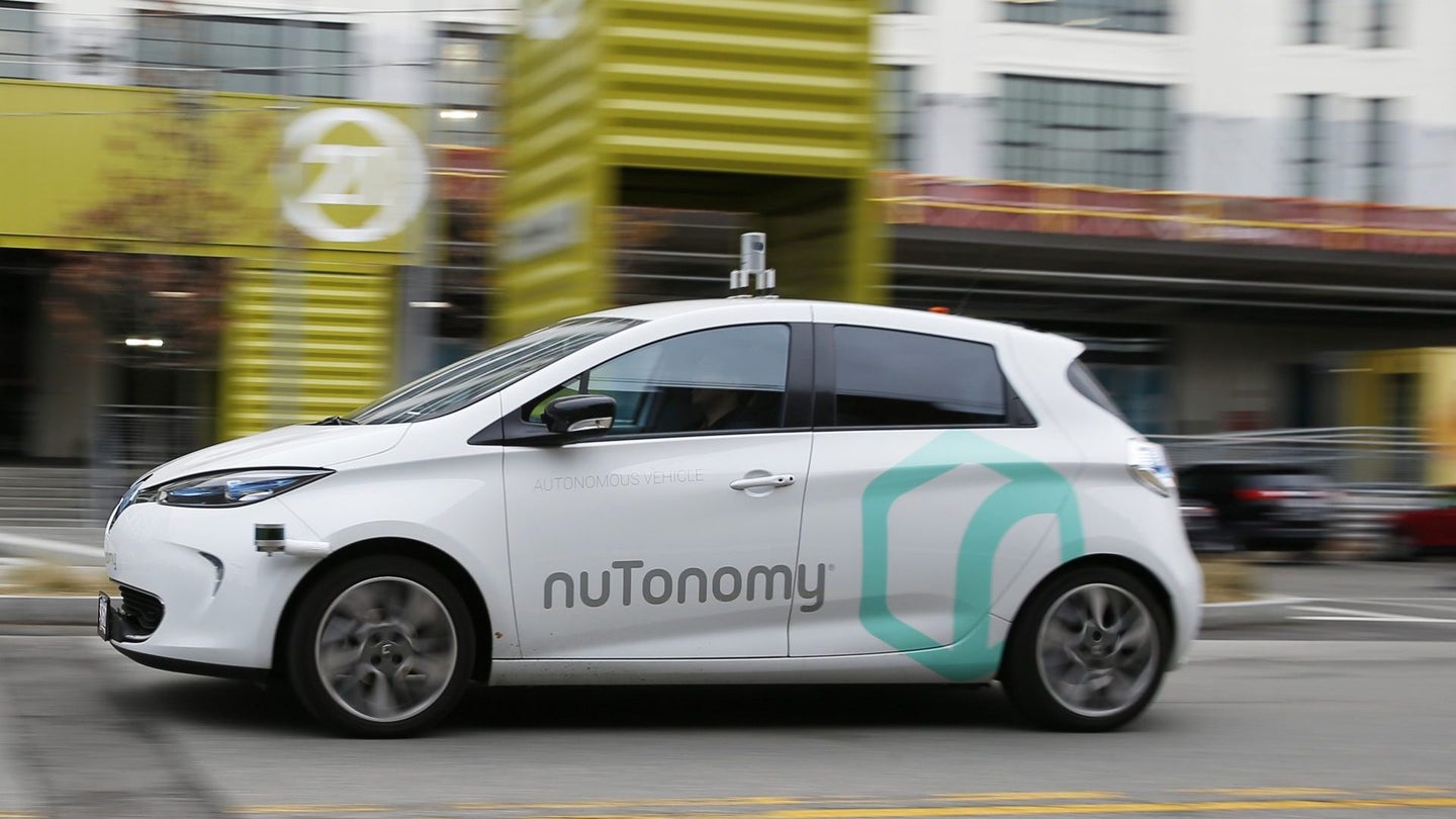 NuTonomy Expands Its Boston Self-Driving Car Test Program