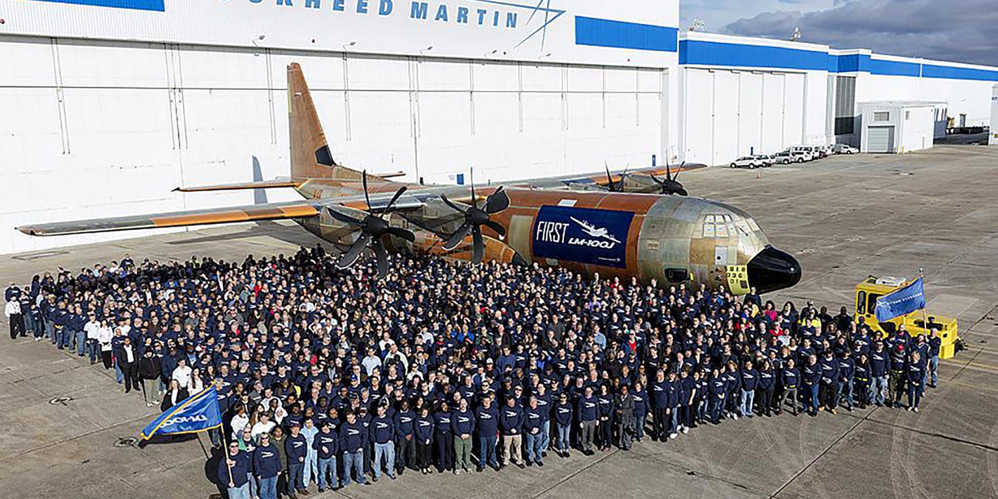 First Civilian Version of the C-130J Super Hercules Rolls Off the Assembly Line