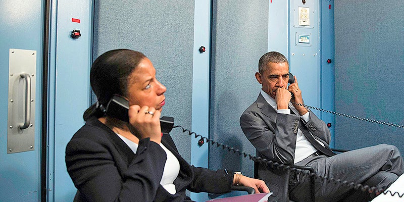 This Is A Rare Shot Of POTUS Inside A Sensitive Compartmented Info Facility